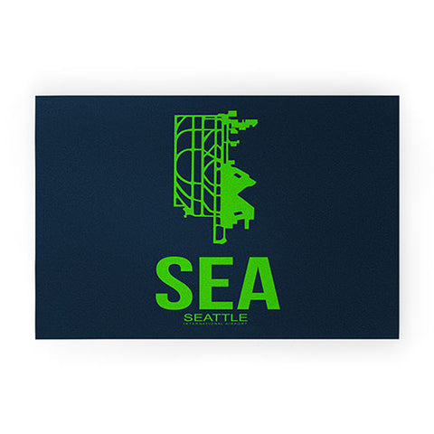 Naxart SEA Seattle Poster 2 Welcome Mat