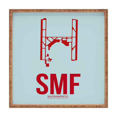 Naxart SMF Sacramento Poster Square Tray