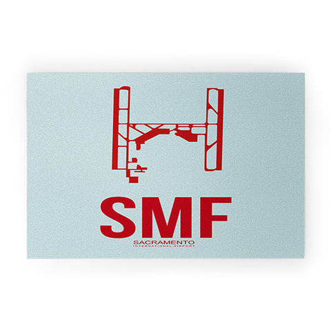 Naxart SMF Sacramento Poster Welcome Mat