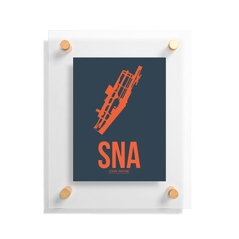 Naxart SNA Orange County Poster Floating Acrylic Print