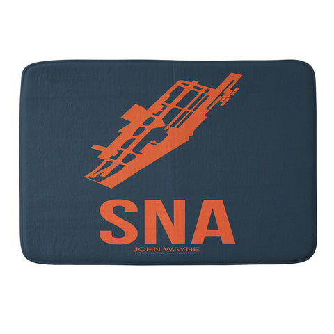 Naxart SNA Orange County Poster Memory Foam Bath Mat