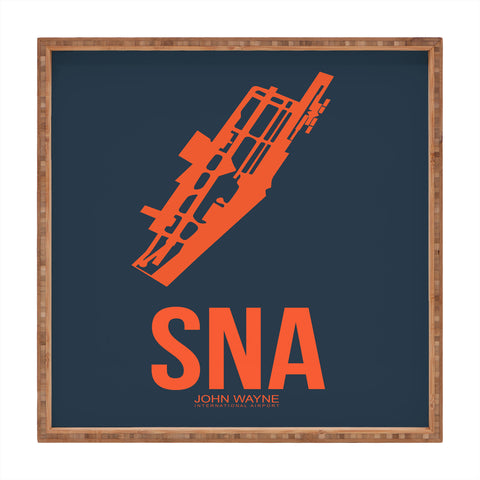 Naxart SNA Orange County Poster Square Tray