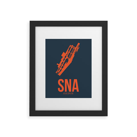 Naxart SNA Orange County Poster Framed Art Print