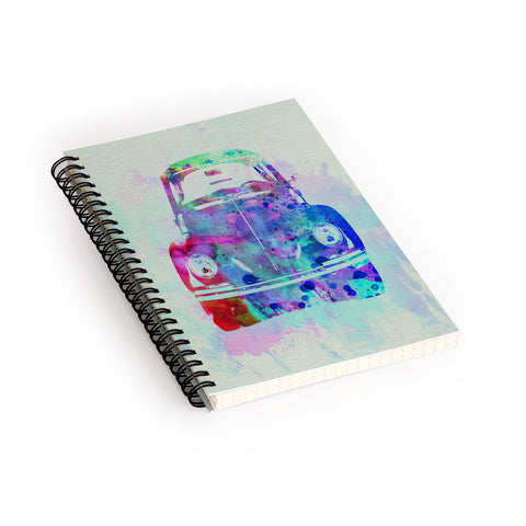 Naxart VW Beetle Watercolor 2 Spiral Notebook