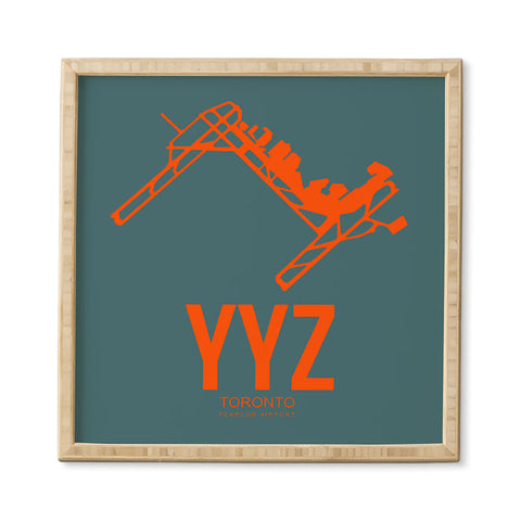 Naxart YYZ Toronto Poster 1 Framed Wall Art
