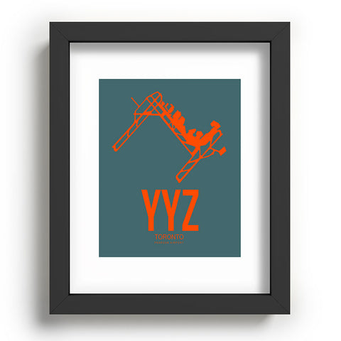 Naxart YYZ Toronto Poster 1 Recessed Framing Rectangle