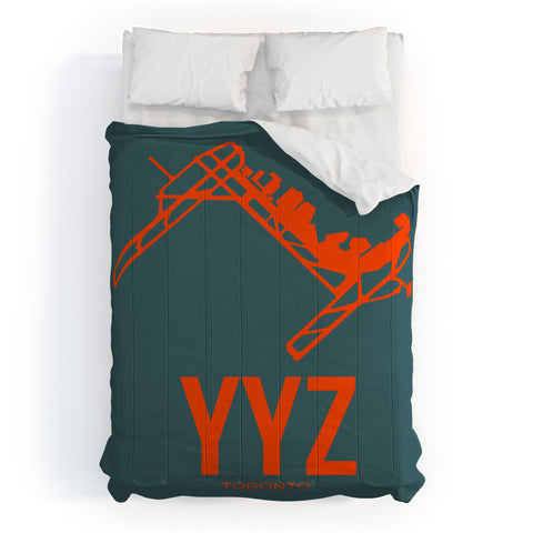 Naxart YYZ Toronto Poster 1 Comforter