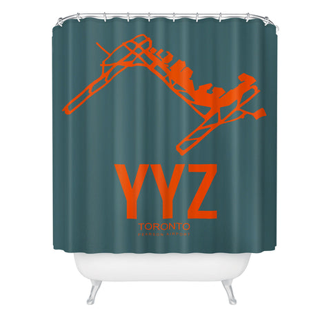 Naxart YYZ Toronto Poster 1 Shower Curtain