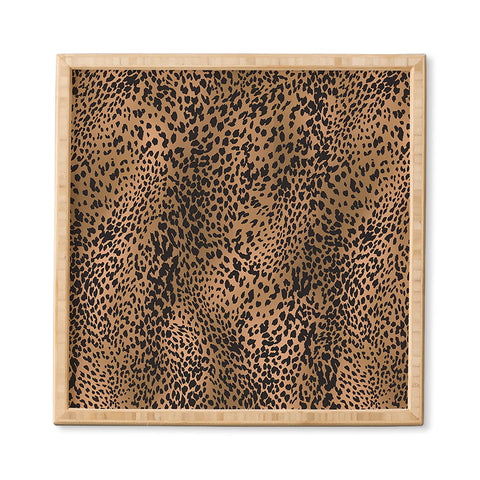 Nelvis Valenzuela Classic leopard by Nelvis Valenzuela Framed Wall Art