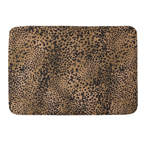 Nelvis Valenzuela Classic leopard by Nelvis Valenzuela Memory Foam Bath Mat
