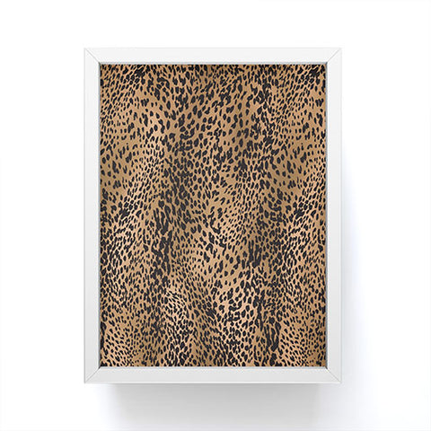 Nelvis Valenzuela Classic leopard by Nelvis Valenzuela Framed Mini Art Print