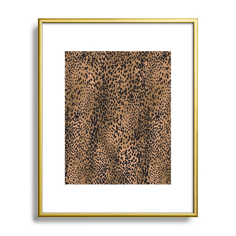 Nelvis Valenzuela Classic leopard by Nelvis Valenzuela Metal Framed Art Print
