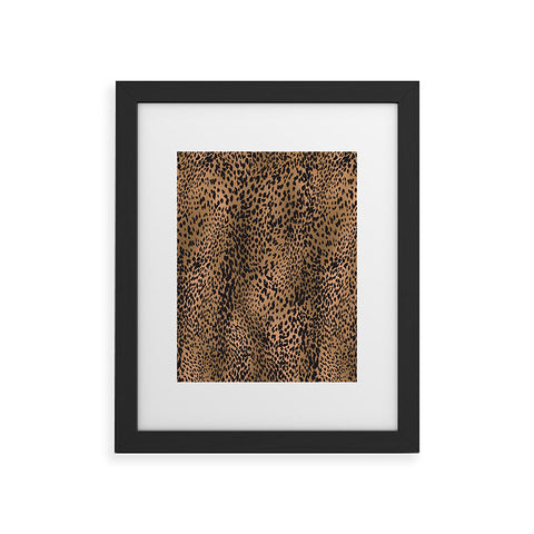Nelvis Valenzuela Classic leopard by Nelvis Valenzuela Framed Art Print