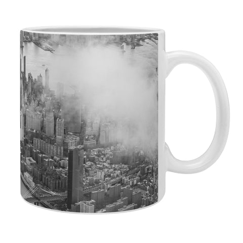 Nicholson Photography Manhattan Through The Clouds Coffee Mug