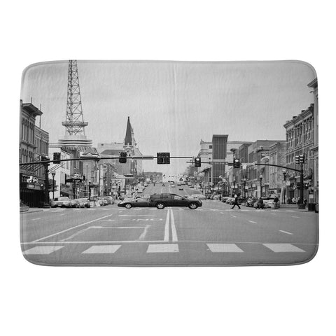 Nicholson Photography Up Broadway Nashville Memory Foam Bath Mat