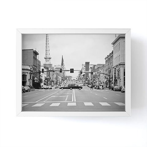 Nicholson Photography Up Broadway Nashville Framed Mini Art Print