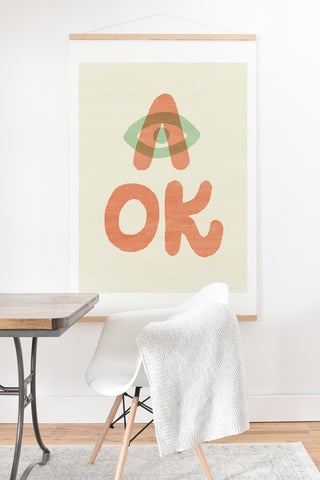 Nick Nelson A OK Art Print And Hanger