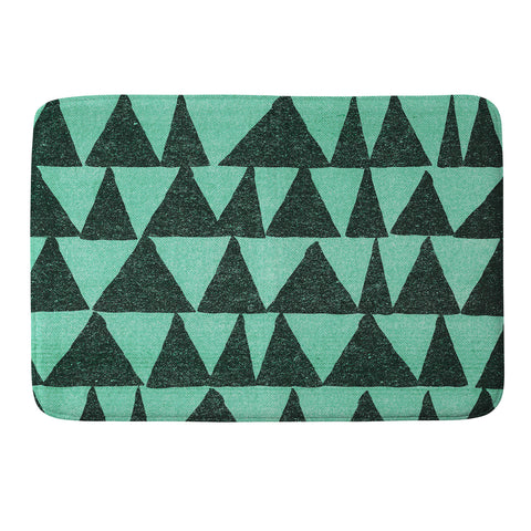 Nick Nelson Analogous Shapes 1 Memory Foam Bath Mat