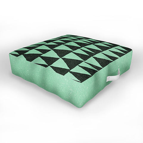 Nick Nelson Analogous Shapes 1 Outdoor Floor Cushion