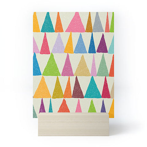 Nick Nelson Analogous Shapes In Bloom Mini Art Print