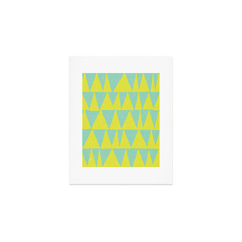 Nick Nelson Analogous Shapes With Gold Art Print