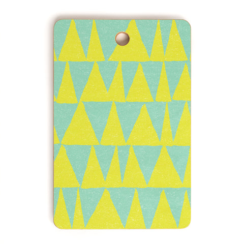 Nick Nelson Analogous Shapes With Gold Cutting Board Rectangle