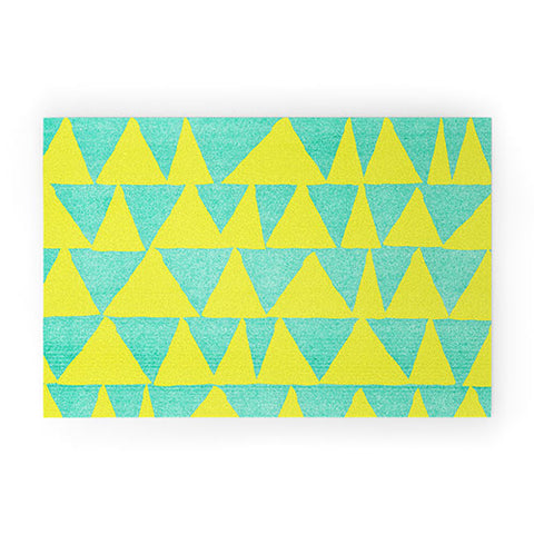 Nick Nelson Analogous Shapes With Gold Welcome Mat