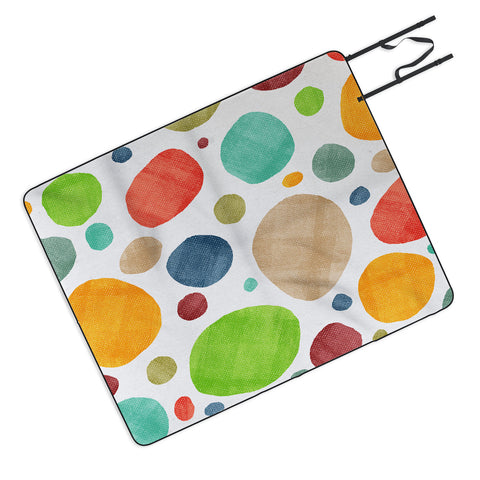 Nick Nelson Bursts Picnic Blanket