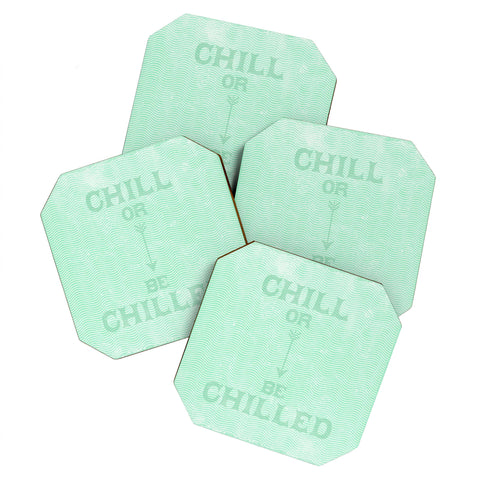 Nick Nelson Chill Or Be Chilled Coaster Set
