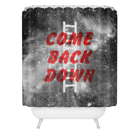 Nick Nelson Come Back Down Shower Curtain