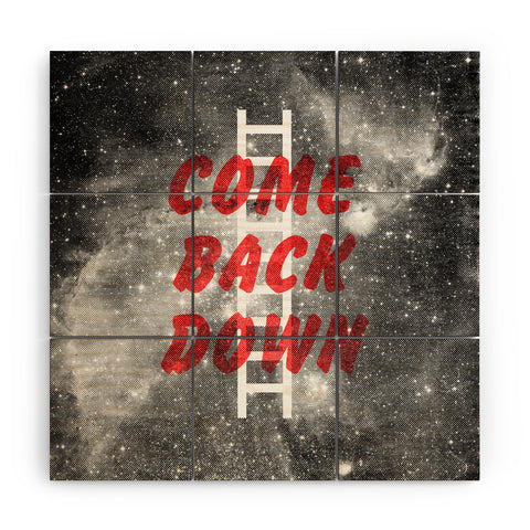 Nick Nelson Come Back Down Wood Wall Mural