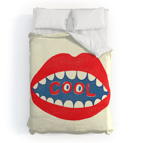 Nick Nelson COOL MOUTH Duvet Cover