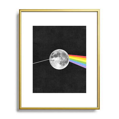 Nick Nelson Dark Side Of The Moon Metal Framed Art Print