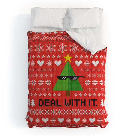 Nick Nelson DEAL WITH CHRISTMAS Comforter