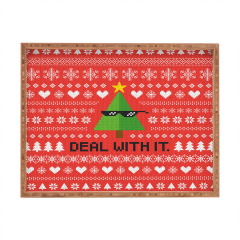 Nick Nelson DEAL WITH CHRISTMAS Rectangular Tray
