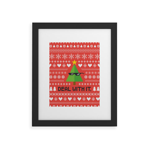 Nick Nelson DEAL WITH CHRISTMAS Framed Art Print