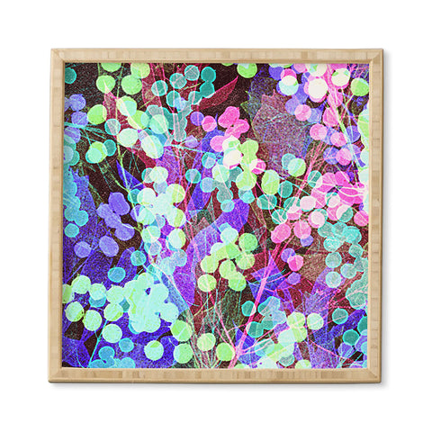 Nick Nelson Dots And Leaves Framed Wall Art