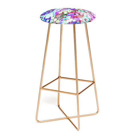Nick Nelson Dots And Leaves Bar Stool