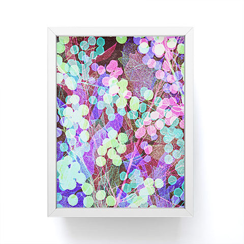 Nick Nelson Dots And Leaves Framed Mini Art Print