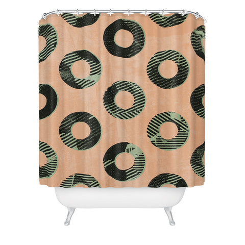 Nick Nelson Frayed Shower Curtain