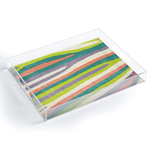 Nick Nelson Fruit Stripes Acrylic Tray