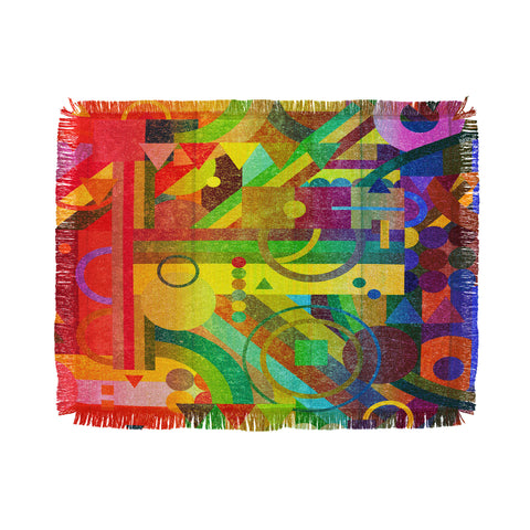 Nick Nelson Future Patterns Throw Blanket