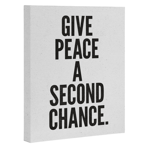 Nick Nelson Give Peace A Second Chance Art Canvas