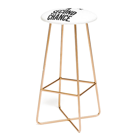 Nick Nelson Give Peace A Second Chance Bar Stool