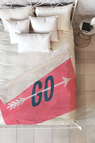 Nick Nelson Go Fleece Throw Blanket