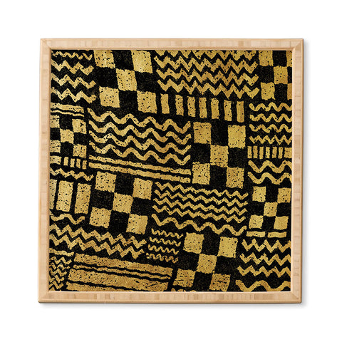 Nick Nelson Gold Fuse Framed Wall Art