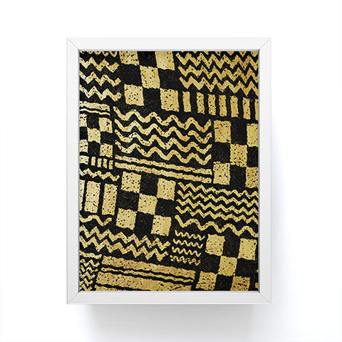 Nick Nelson Gold Fuse Framed Mini Art Print