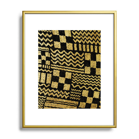 Nick Nelson Gold Fuse Metal Framed Art Print