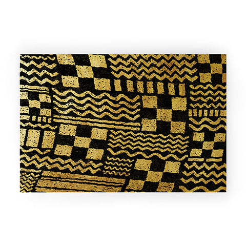 Nick Nelson Gold Fuse Welcome Mat