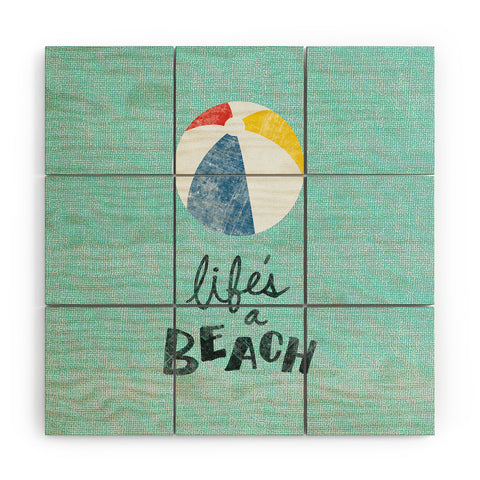 Nick Nelson Lifes A Beach Wood Wall Mural
